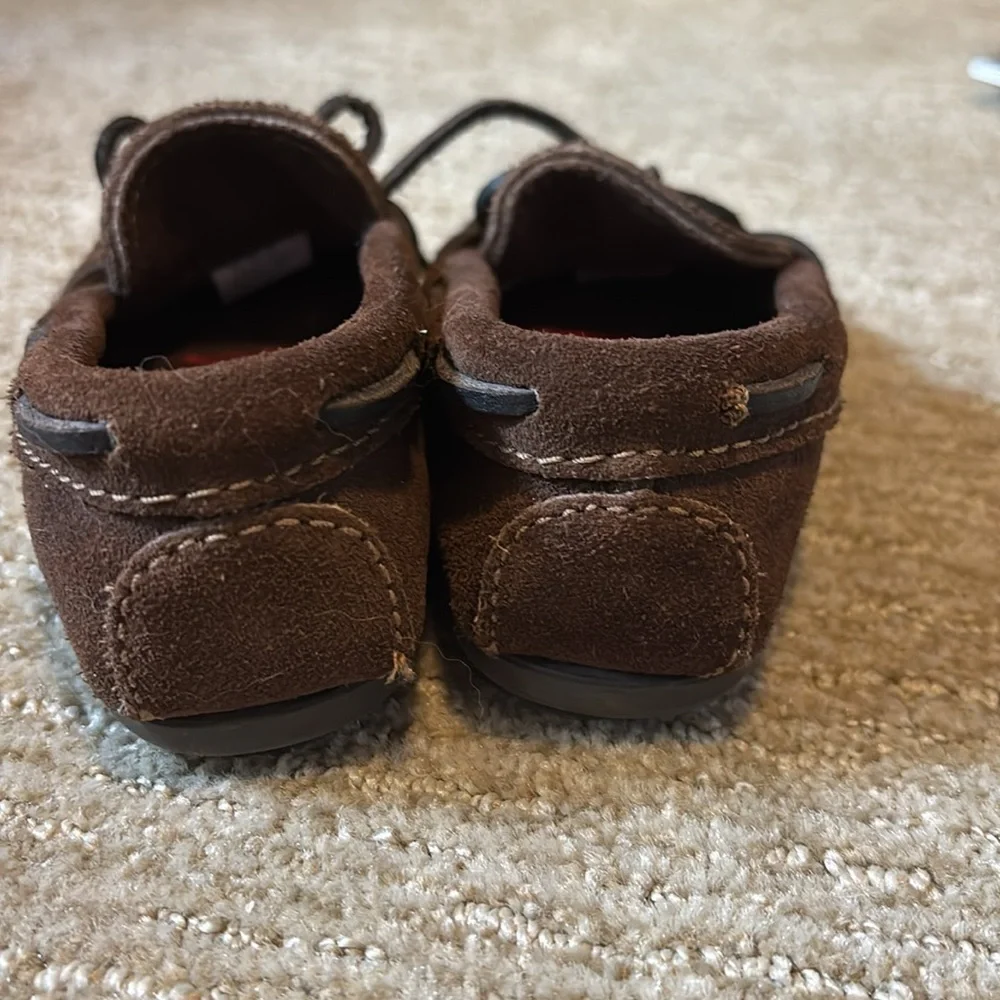 Minnetonka Moccasin Classic Moc for Toddlers Chocolate Size 8 Suede Slipper
